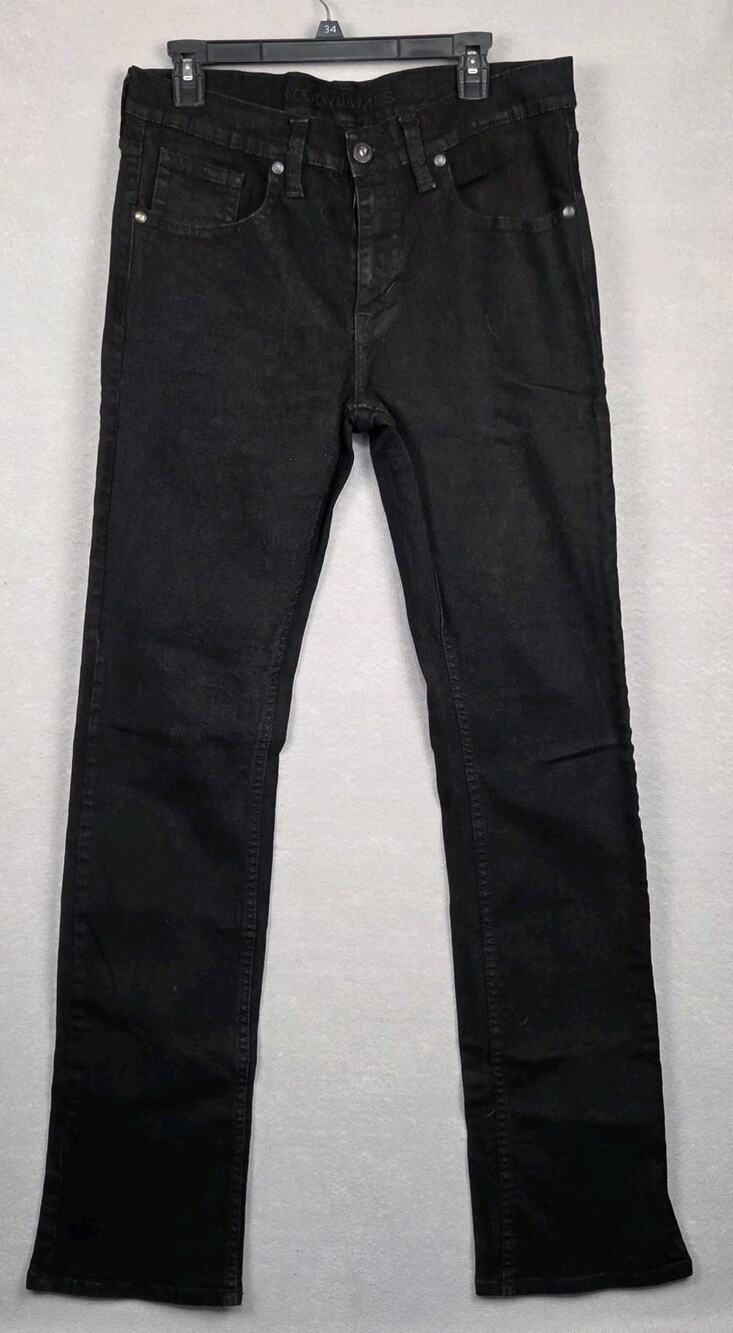 Cody James Black Jeans Mens Size 33X36 Actual 34X35 Straight Leg Denim Western